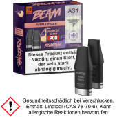 Beam Liquid Pod Purple Peach 10mg/ml (2Stück pro Packung) - Revoltage