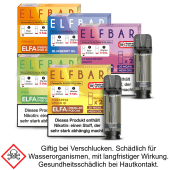 Elfa Liquid Pods Probier Set neue Sorten 20 mg (5x2 Stück) - Elf Bar