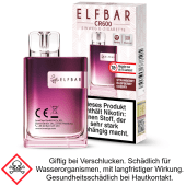 Elfbar - CR600 Einweg E-Zigarette - Strawberry Raspberry Cherry 20 mg/ml