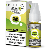 Liquid Sour Apple Nikoinsalz - ELFLIQ