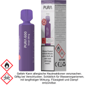 Pura 600 Grape 20 mg/ml - Einweg E-Zigarette
