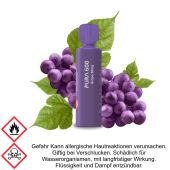 Pura 600 Grape 20 mg/ml - Einweg E-Zigarette