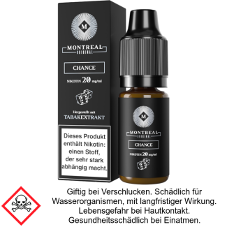 Montreal Original - Chance - Nikotinsalz Liquid 20 mg/ml
