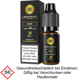 Montreal Original - Oasis - Nikotinsalz Liquid 10 mg/ml
