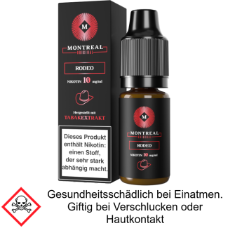 Montreal Original - Rodeo - Nikotinsalz Liquid 10 mg/ml