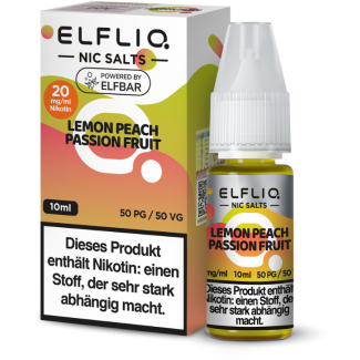 ELFLIQ - Lemon Peach Passion Fruit - Nikotinsalz Liquid