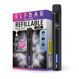 Elfbar - Elfa Turbo E-Zigaretten Set schwarz