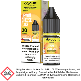 Dojoliq - Lemon Cheese Cake - Nikotinsalz Liquid 20 mg/ml