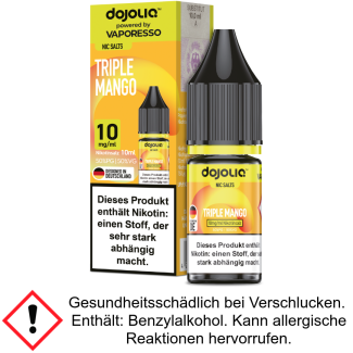 Dojoliq - Triple Mango - Nikotinsalz Liquid 10 mg/ml