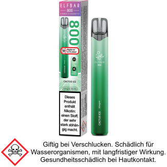 Cactus Ice 20 mg/ml Elfbar 800 Einweg E-Zigarette