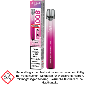 Dragon Fruit Strawberry 20 mg/ml Elfbar 800 Einweg E-Zigarette