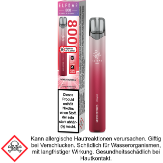Mixed Berries 20 mg/ml Elfbar 800 Einweg E-Zigarette