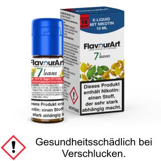 FlavourArt - 7 Leaves E-Zigaretten Liquid 18 mg/ml