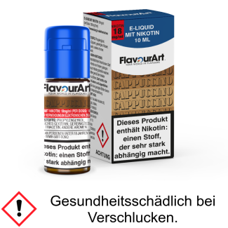 FlavourArt - Cappuccino E-Zigaretten Liquid 18 mg/ml