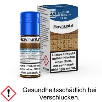 FlavourArt - Cappuccino E-Zigaretten Liquid 4,5 mg/ml