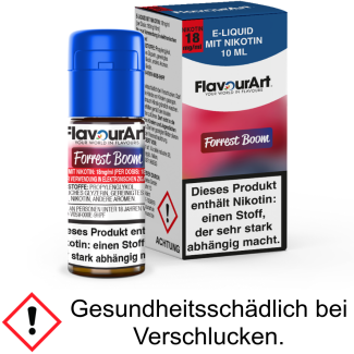 FlavourArt - Forrest Boom E-Zigaretten Liquid 18 mg/ml