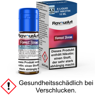 FlavourArt - Forrest Boom E-Zigaretten Liquid 4,5 mg/ml