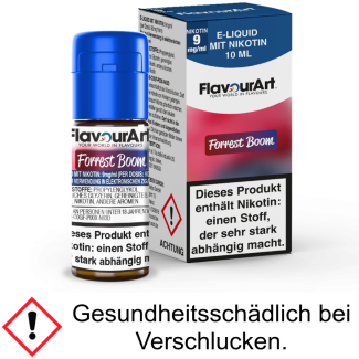 FlavourArt - Forrest Boom E-Zigaretten Liquid 9 mg/ml