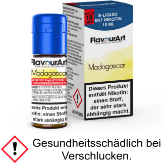 FlavourArt - Madagascar E-Zigaretten Liquid 18 mg/ml
