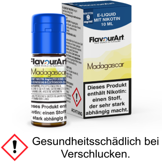 FlavourArt - Madagascar E-Zigaretten Liquid 9 mg/ml