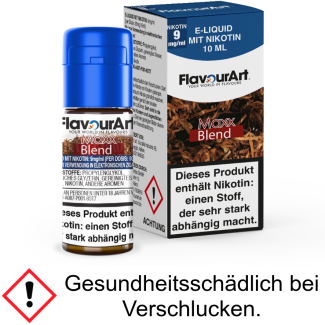 FlavourArt - Maxx-Blend E-Zigaretten Liquid 9 mg/ml