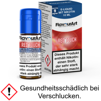 FlavourArt - Red Touch E-Zigaretten Liquid 9 mg/ml