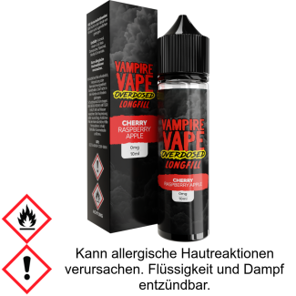 Vampire Vape - Overdosed - Aroma Cherry Raspberry Apple 10 ml