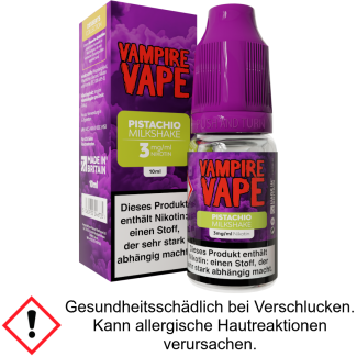 Vampire Vape - Dessert Collection - Pistachio Milkshake E-Zigaretten Liquid 3 mg/ml