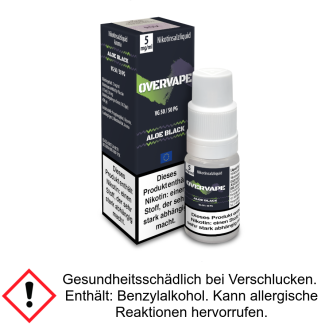 Overvape - Aloe Black - Nikotinsalz Liquid 5 mg/ml