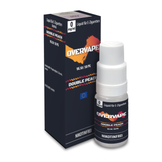 Overvape - Double Peach - Nikotinsalz Liquid 0 mg/ml