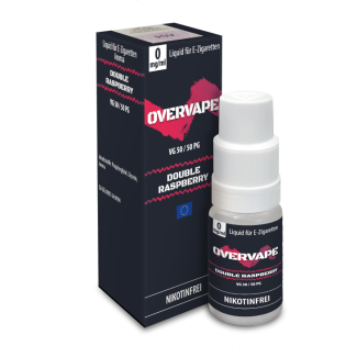 Overvape - Double Raspberry - Nikotinsalz Liquid 0 mg/ml