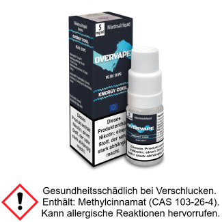 Overvape - Energy Cool - Nikotinsalz Liquid 5 mg/ml