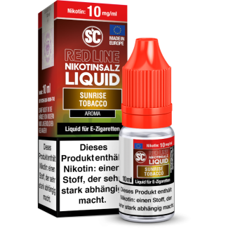 Liquid Sunrise Tobacco SC Red Line Nikotinsalz