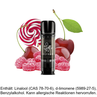 Elfa Liquid Pod Cherry Nikotinfrei (2er Pack) Elfbar