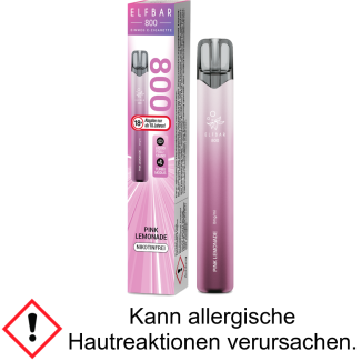 Elfbar 800 Einweg E-Zigarette - Pink Lemonade 0 mg/ml