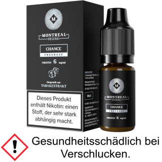 Montreal Original - Chance E-Zigaretten Liquid 6 mg/ml