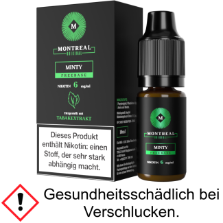 Montreal Original - Minty E-Zigaretten Liquid 6 mg/ml