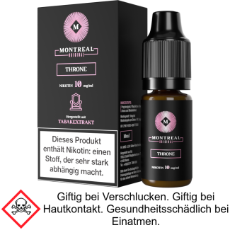 Montreal Original - Throne - Nikotinsalz Liquid 10 mg/ml