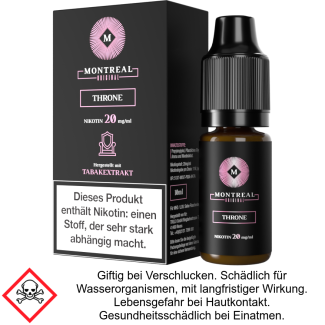 Montreal Original - Throne - Nikotinsalz Liquid 20 mg/ml