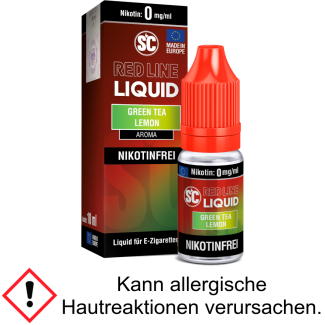SC - Red Line Nikotin - Green Tea Lemon 0 mg/ml