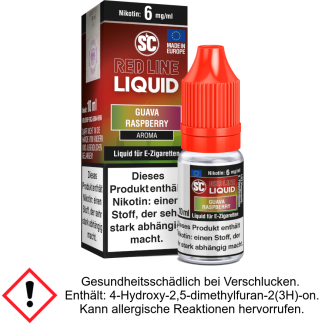 SC - Red Line Nikotin - Guava Raspberry 6 mg/ml