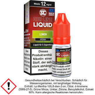SC - Red Line Nikotin - Lemon 12 mg/ml
