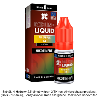 SC - Red Line Nikotin - Pineapple Ice 0 mg/ml