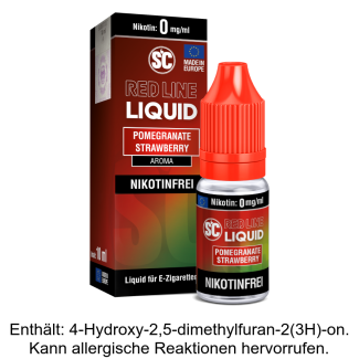 SC - Red Line Nikotin - Pomegranate Strawberry 0 mg/ml