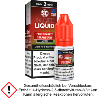 SC - Red Line Nikotin - Pomegranate Strawberry 3 mg/ml