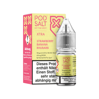Pod Salt X - Strawberry Banana Rhubarb - Nikotinsalz Liquid