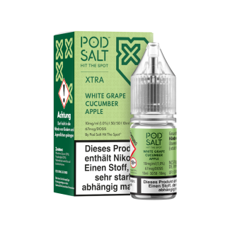Pod Salt X - White Grape Cucumber Apple - Nikotinsalz Liquid