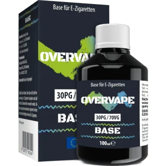 30PG/70VG Basis 0mg/ml 100ml - Overvape