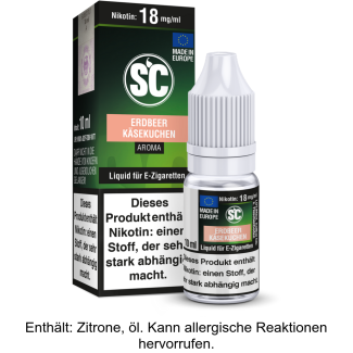Liquid Erdbeer Käsekuchen 0 mg/ml - SC