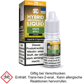 Liquid Green Apple 20 mg/ml Hybrid Nikotinsalz - SC